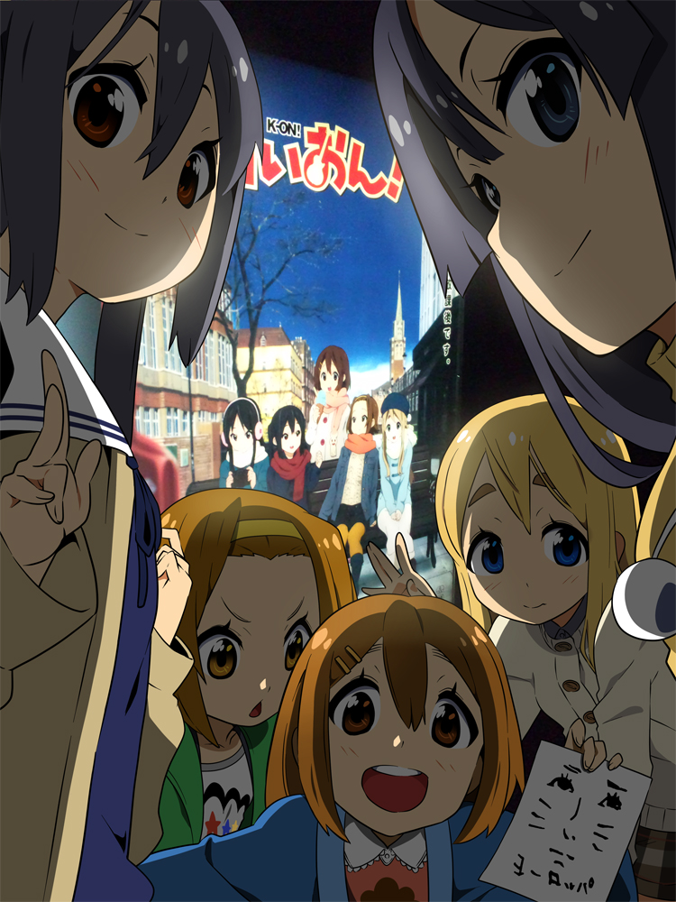 akiyama mio, nakano azusa, hirasawa yui, tainaka ritsu, and kotobuki tsumugi (k-on! and 1 more) drawn by yuuzii
