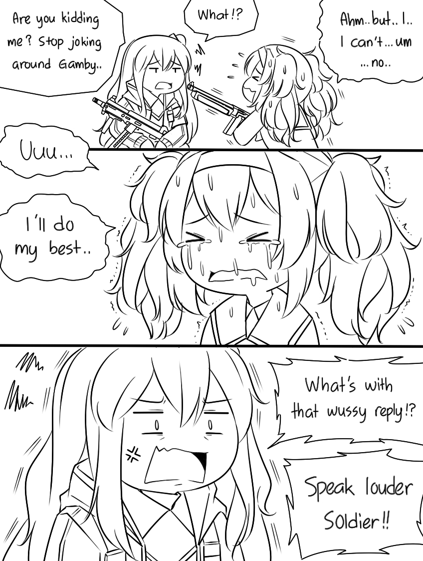 ump45 and gambier bay (kantai collection and 1 more) drawn by guin_guin
