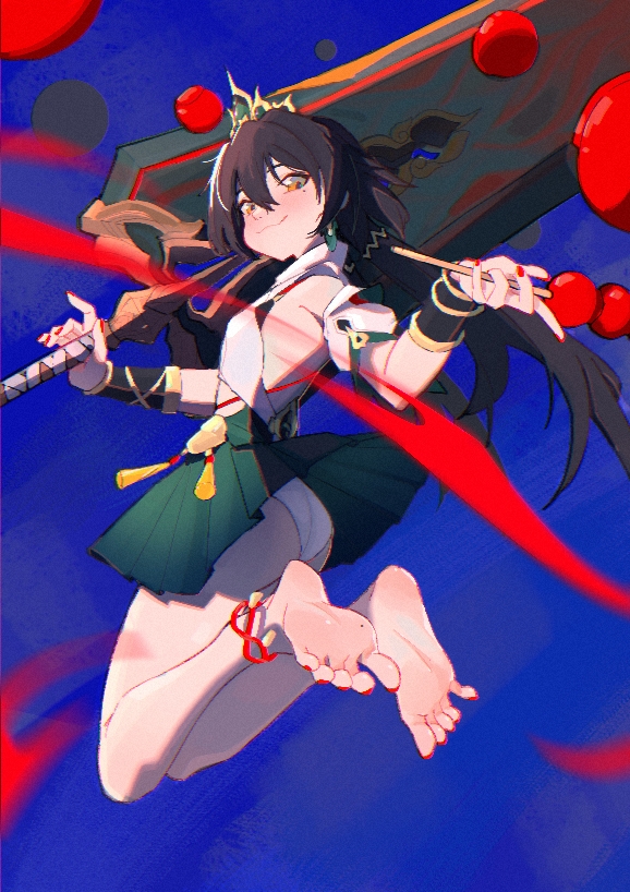 yunli (honkai and 1 more) drawn by sexmiss