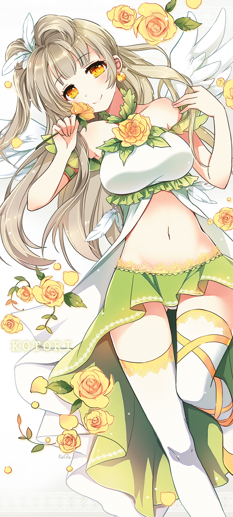 minami kotori (love live! and 1 more) drawn by feiwing