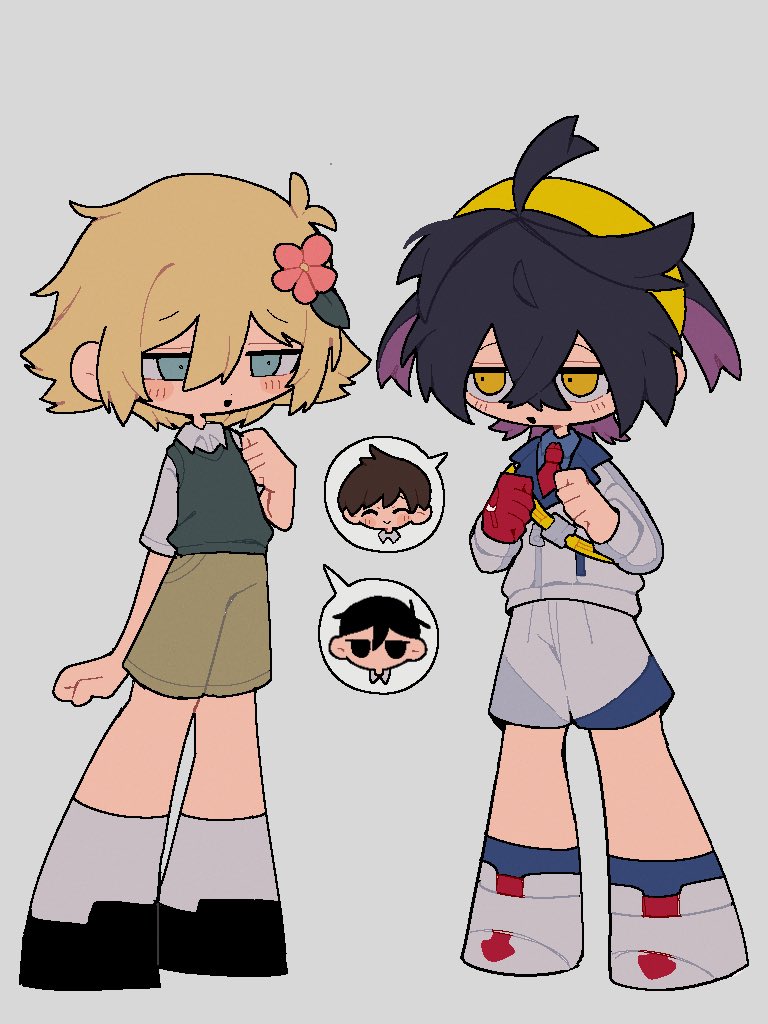 kieran, sunny, basil, and florian (pokemon and 2 more) drawn by shiba_inu_(j1piwzrj8xdzywk)