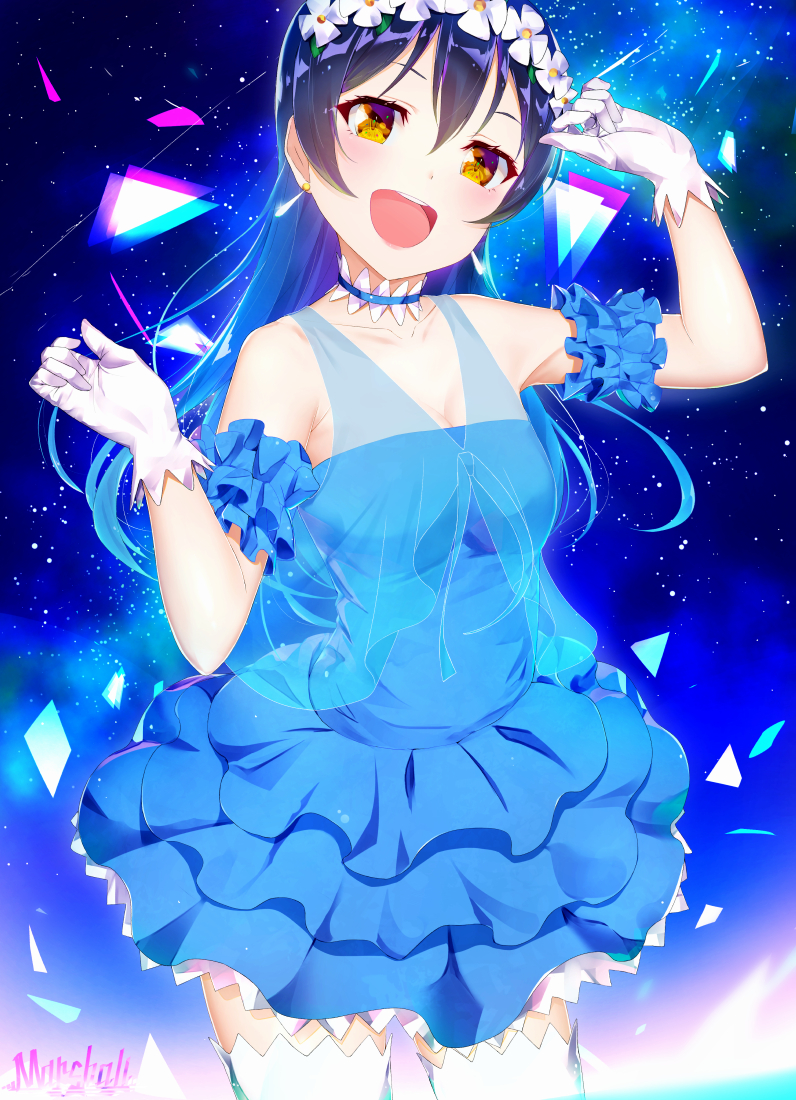 sonoda umi (love live! and 1 more) drawn by marshall_(wahooo)