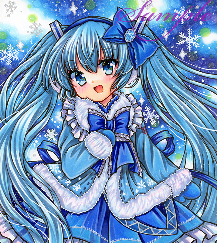 hatsune miku and yuki miku (vocaloid) drawn by rui_(sugar3)