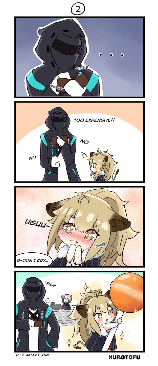 doctor, siege, and misha (arknights) drawn by kurotofu