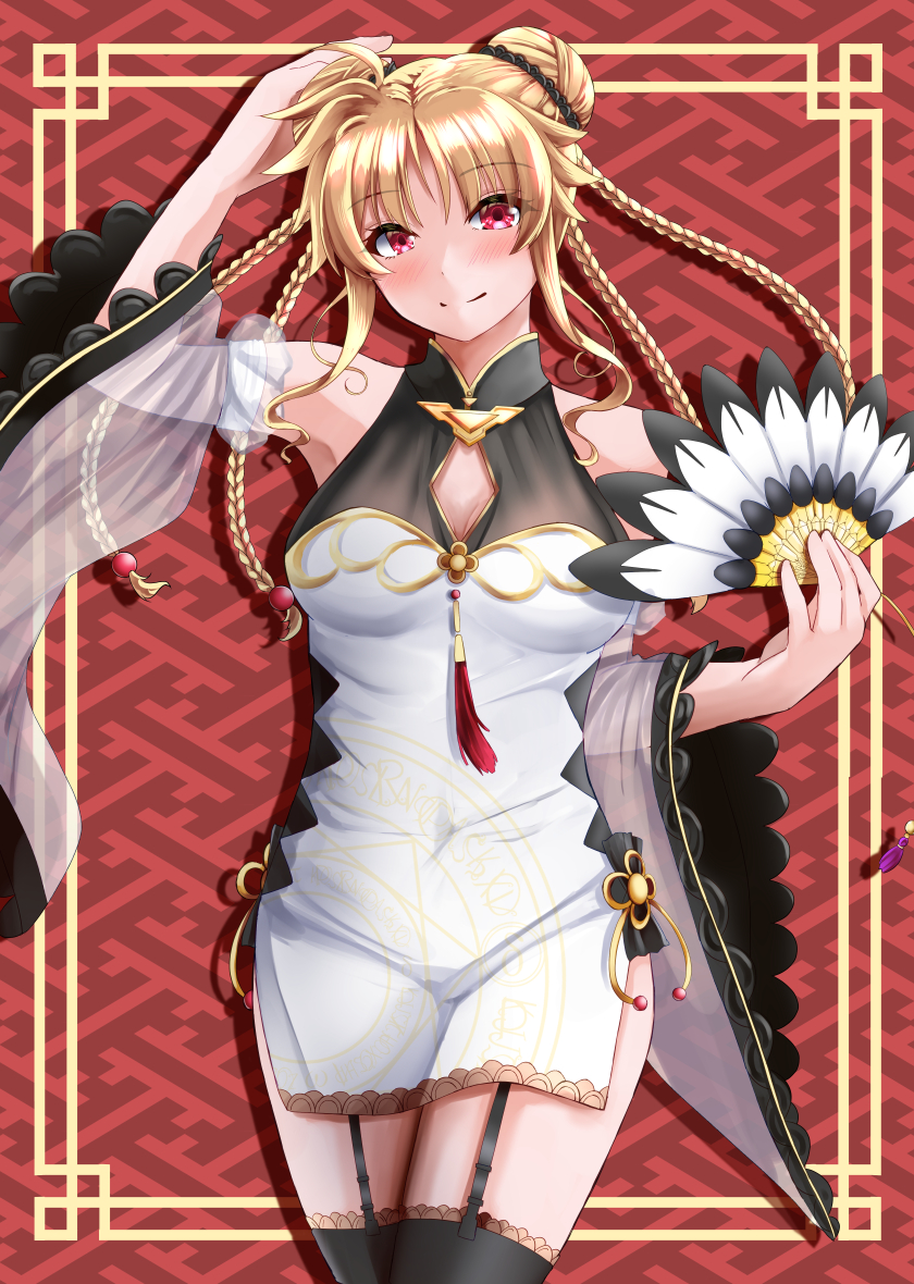 fate testarossa and bardiche (lyrical nanoha and 2 more) drawn by sougetsu_izuki