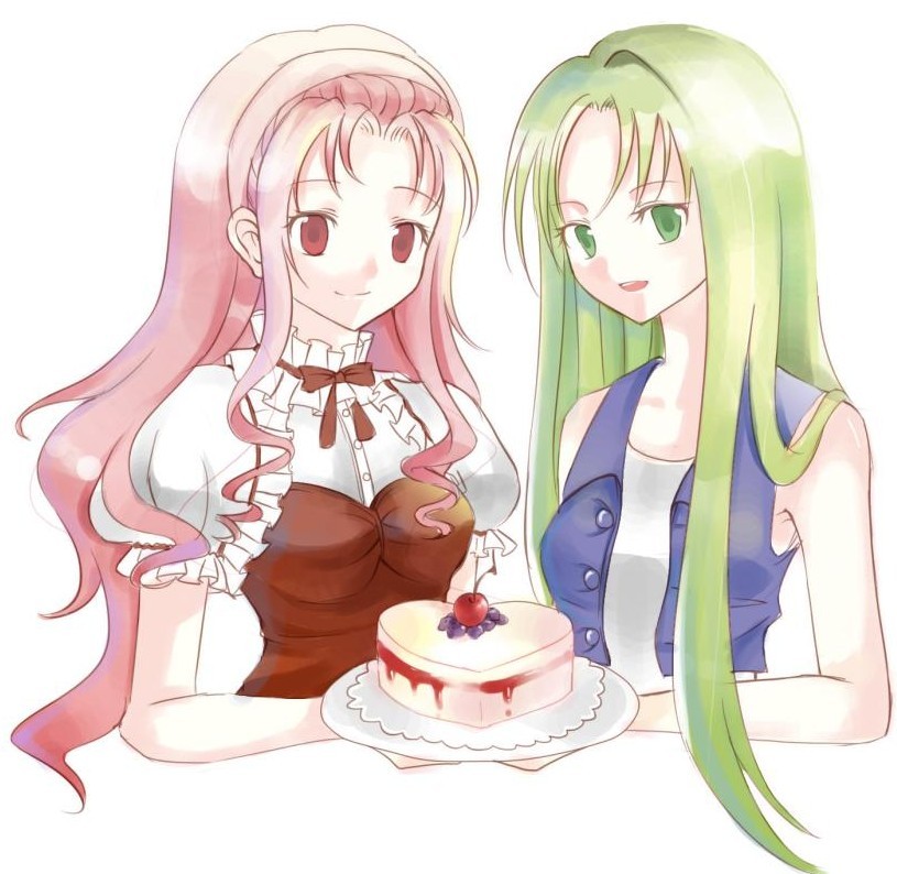 popuri and karen (bokujou monogatari) drawn by zhanzhan_lan