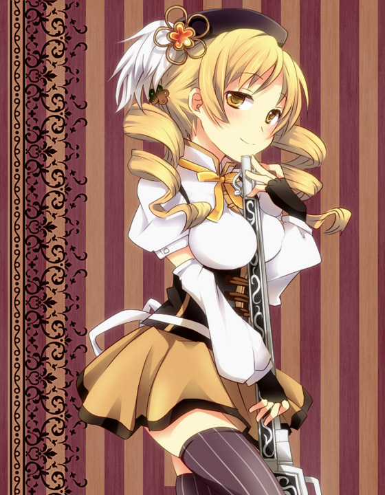 tomoe mami (mahou shoujo madoka magica) drawn by ateru