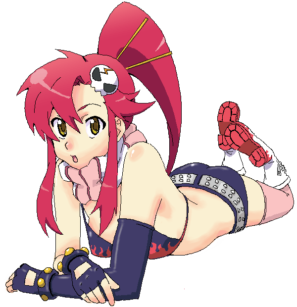 yoko littner (tengen toppa gurren lagann) drawn by kazunari