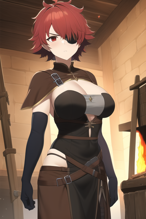 hephaistos (dungeon ni deai wo motomeru no wa machigatteiru darou ka) drawn by xviii_pri
