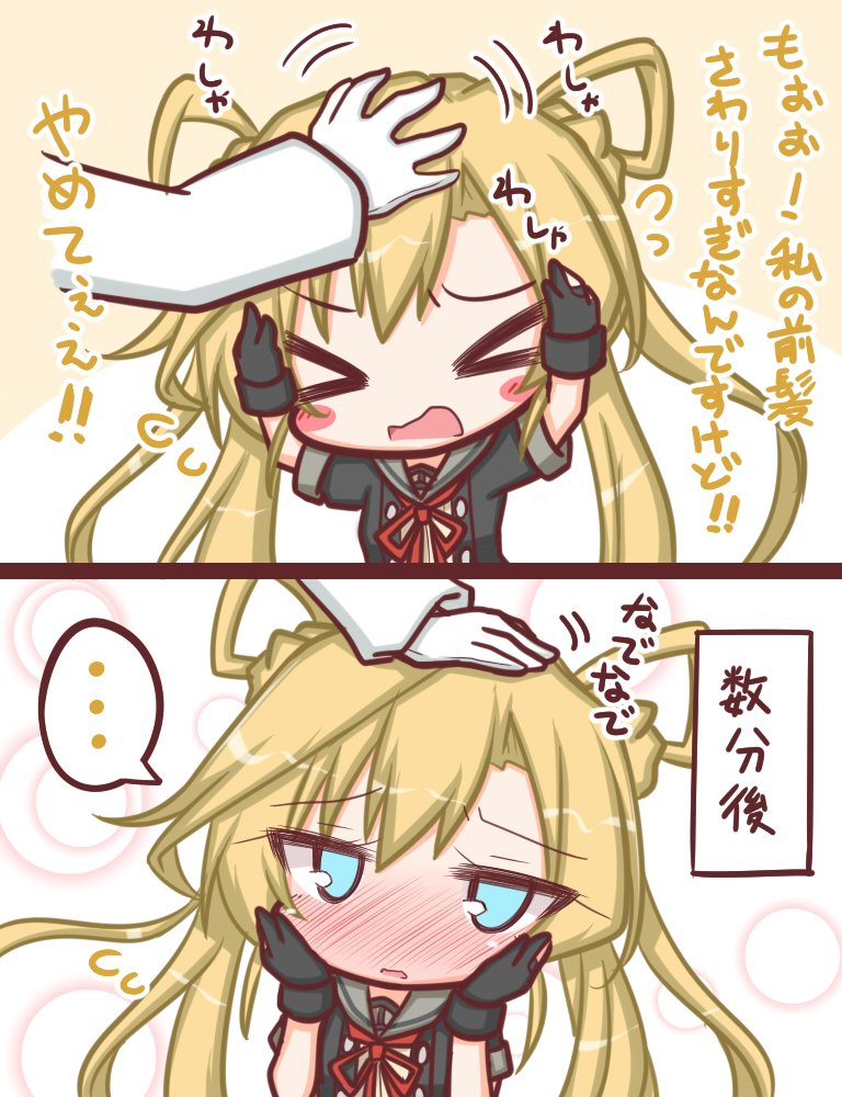 admiral, abukuma, and abukuma kai ni (kantai collection) drawn by komakoma_(magicaltale)
