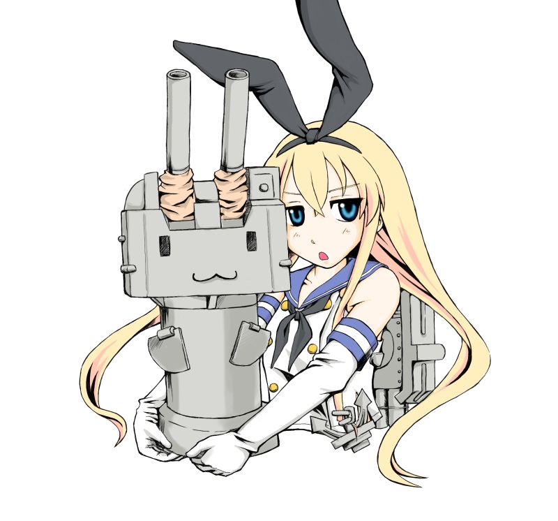 shimakaze and rensouhou-chan (kantai collection) drawn by turbo_(tommyknockers)