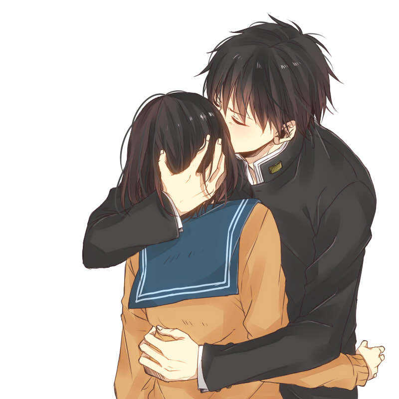 sakura momoko and oono ken'ichi (chibi maruko-chan) drawn by yuzudrop