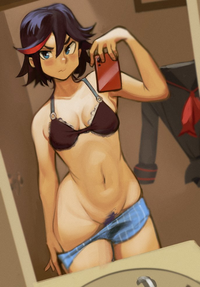 matoi ryuuko and senketsu (kill la kill) drawn by bloop_(archives)