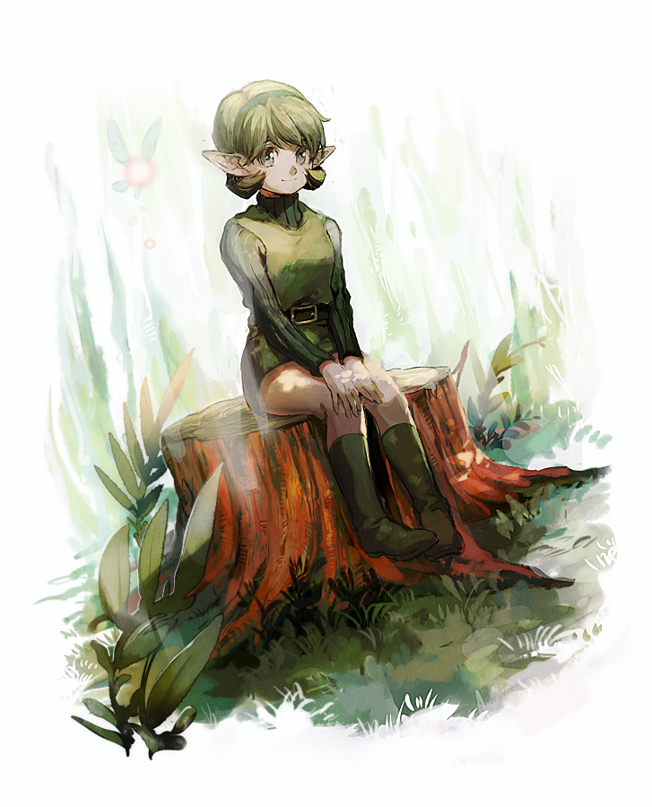 saria (the legend of zelda and 1 more) drawn by aoki_(fumomo)