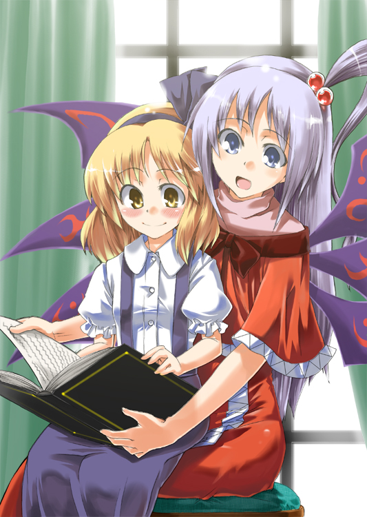 alice margatroid and shinki (touhou) drawn by gengorou