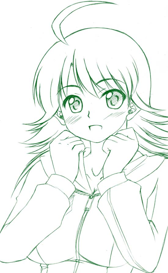 hoshii miki (idolmaster and 1 more) drawn by rikumoto_yoshiyuki