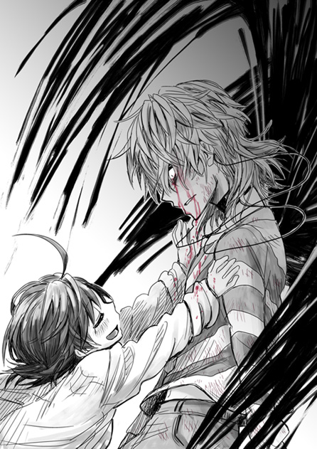 accelerator and last order (toaru majutsu no index) drawn by nico_(hero300)