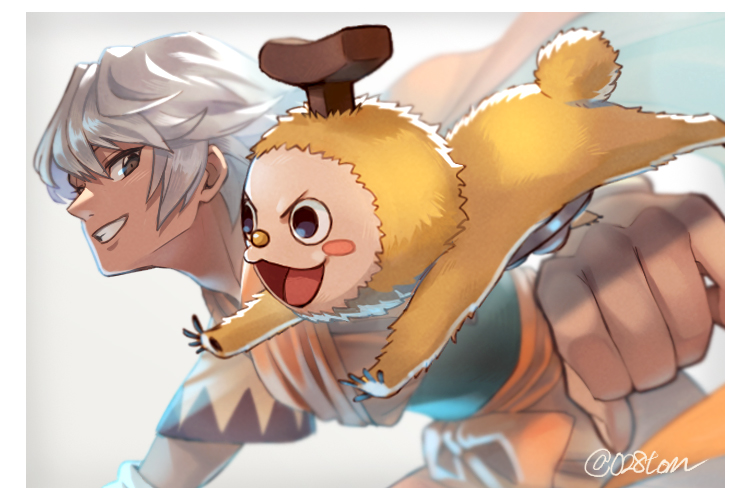 riya and alishie (konjiki no gash!!) drawn by otton