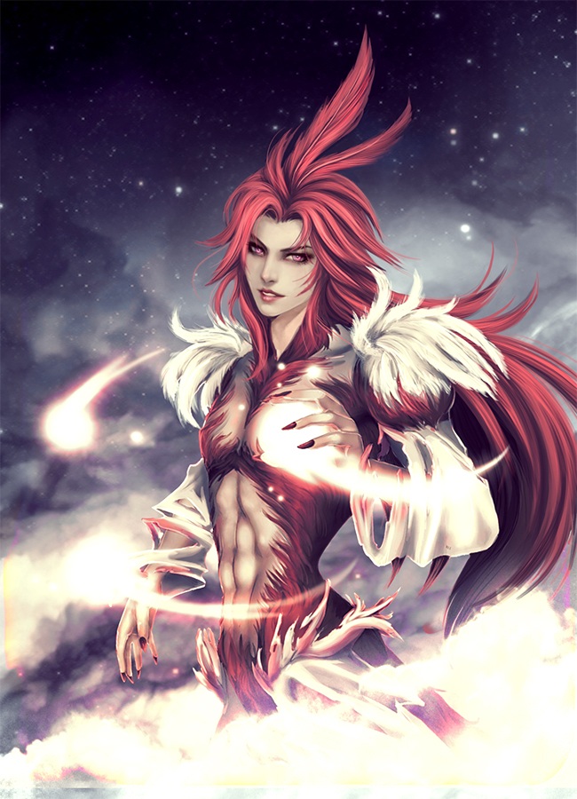 kuja and trance kuja (final fantasy and 1 more) drawn by xkuja