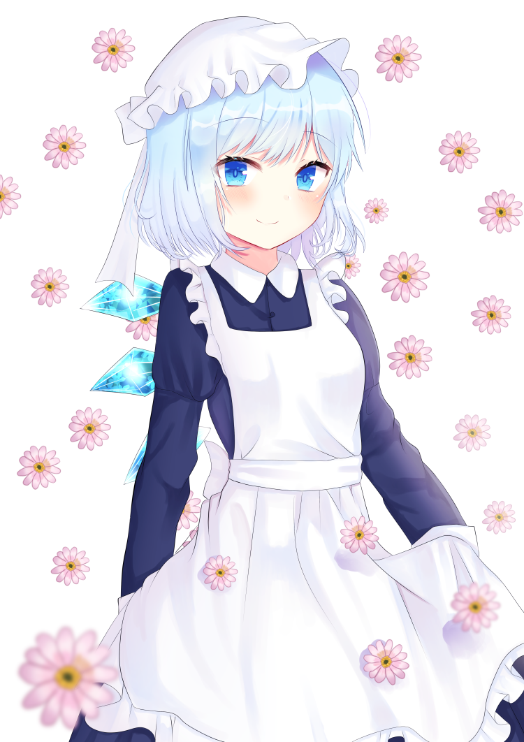 cirno (touhou) drawn by nibosi