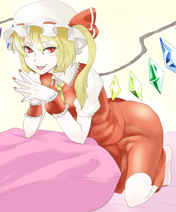 flandre scarlet (touhou) drawn by somsom
