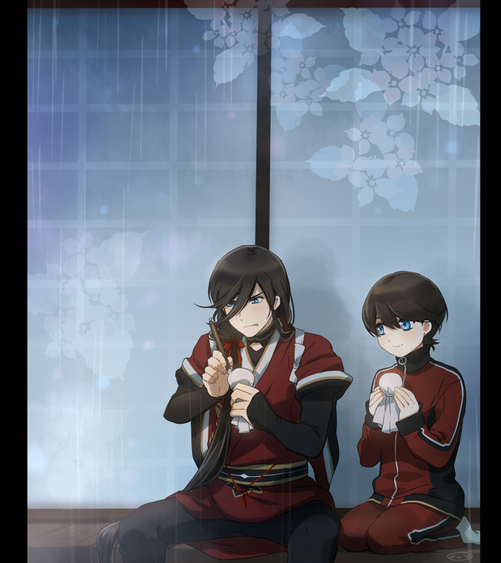 izumi-no-kami kanesada and horikawa kunihiro (touken ranbu) drawn by mizuhara_aki