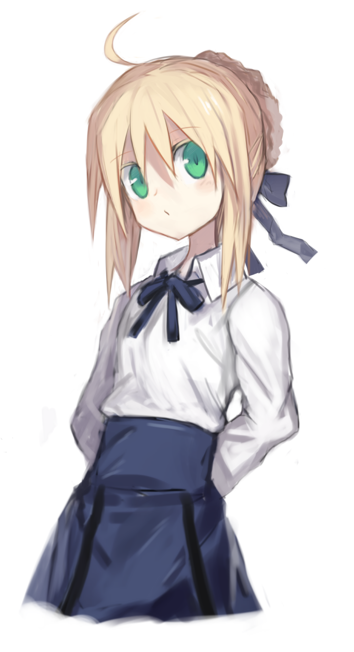 artoria pendragon and saber (fate and 1 more) drawn by kokaki_mumose