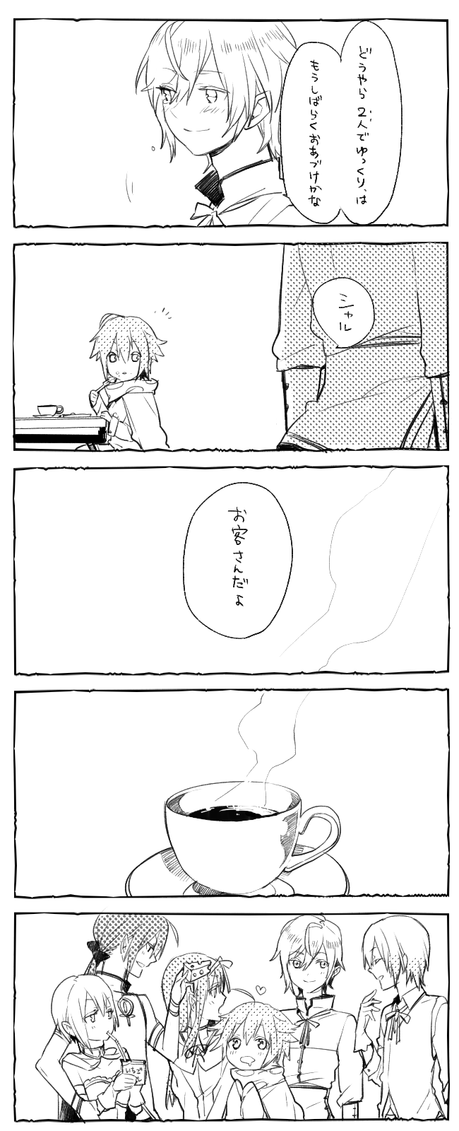 akemi homura, kaname madoka, miki sayaka, sakura kyoko, tomoe mami, and 1 more (mahou shoujo madoka magica) drawn by kurono_yuu