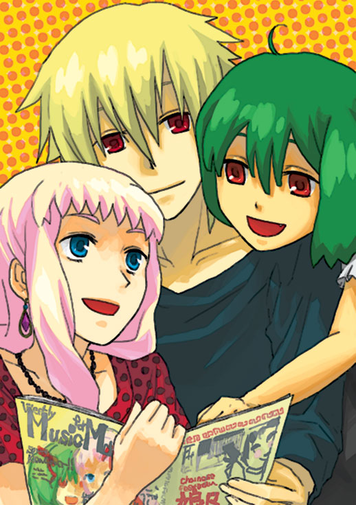 sheryl nome, ranka lee, and brera sterne (macross and 1 more) drawn by ooomi