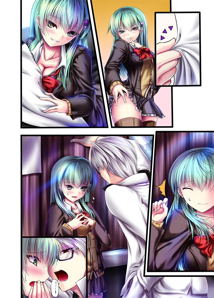 admiral, suzuya, and suzuya kai ni (kantai collection) drawn by akeyama_kitsune
