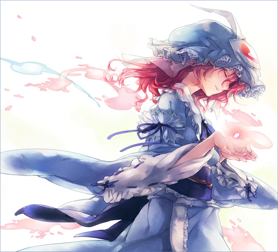 saigyouji yuyuko (touhou and 1 more) drawn by nakatani_nio