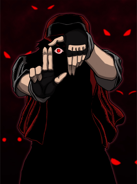 red and alucard (pokemon and 1 more) drawn by kurii_chasuke