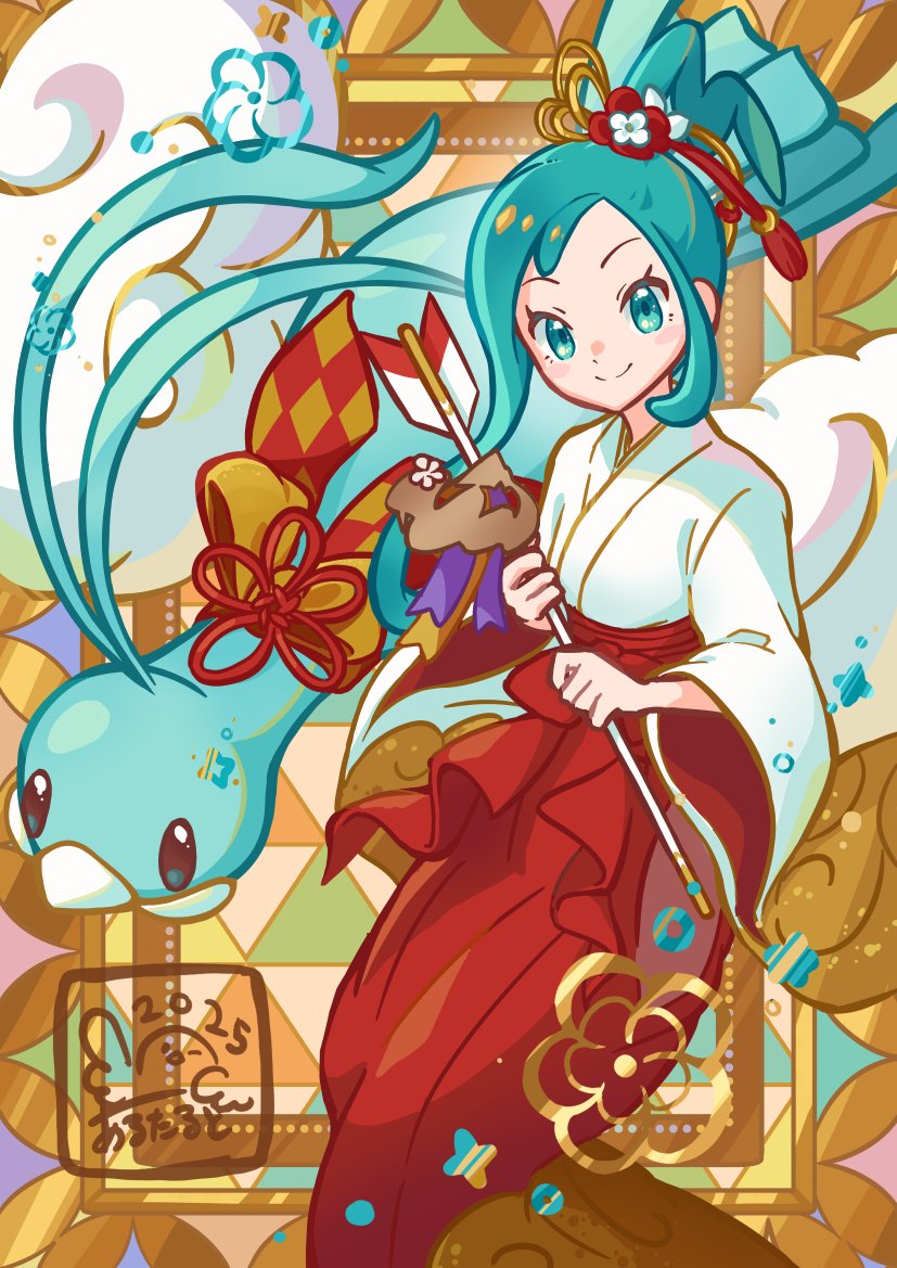 altaria and lisia (pokemon and 1 more) drawn by arutarika_(ri_kaoekaki)