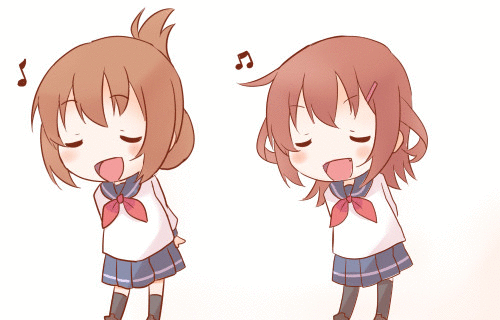 inazuma and ikazuchi (kantai collection and 1 more) drawn by ido_(teketeke)