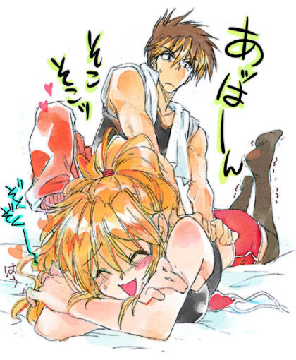 excellen browning and kyousuke nanbu (super robot wars) drawn by araimun
