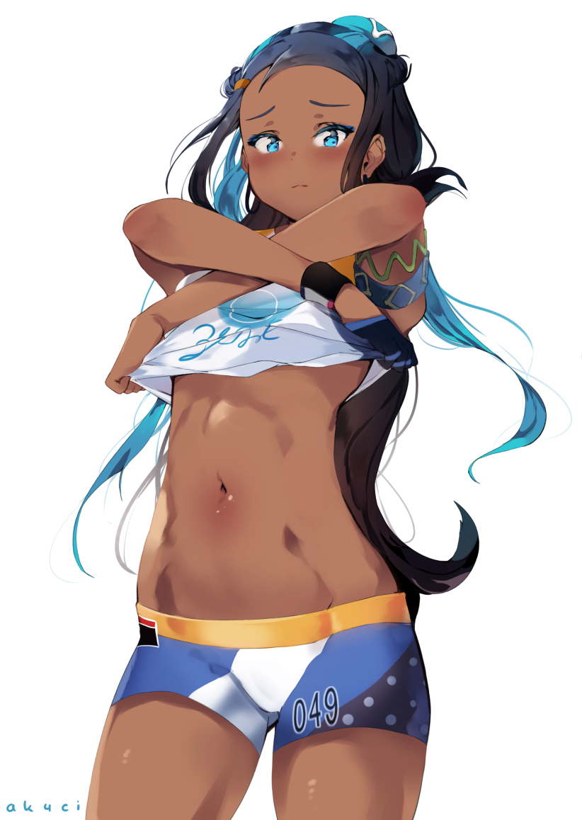 nessa (pokemon and 1 more) drawn by kani_fish