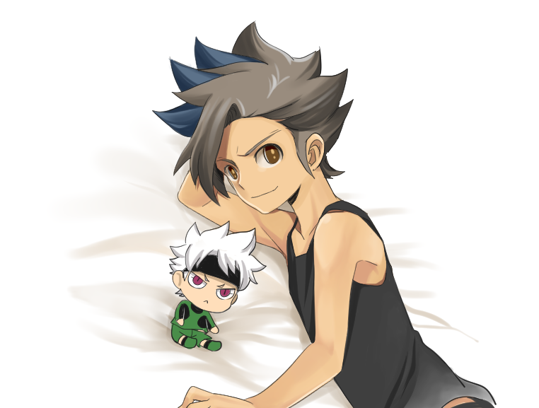 ibuki munemasa and matatagi hayato (inazuma eleven and 2 more) drawn by halilmyo
