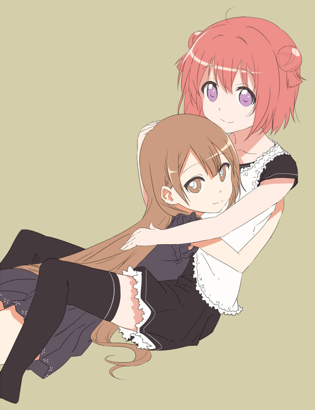 akaza akari and oomuro hanako (yuruyuri) drawn by shikou_sakugo_(qqap9gt9k)