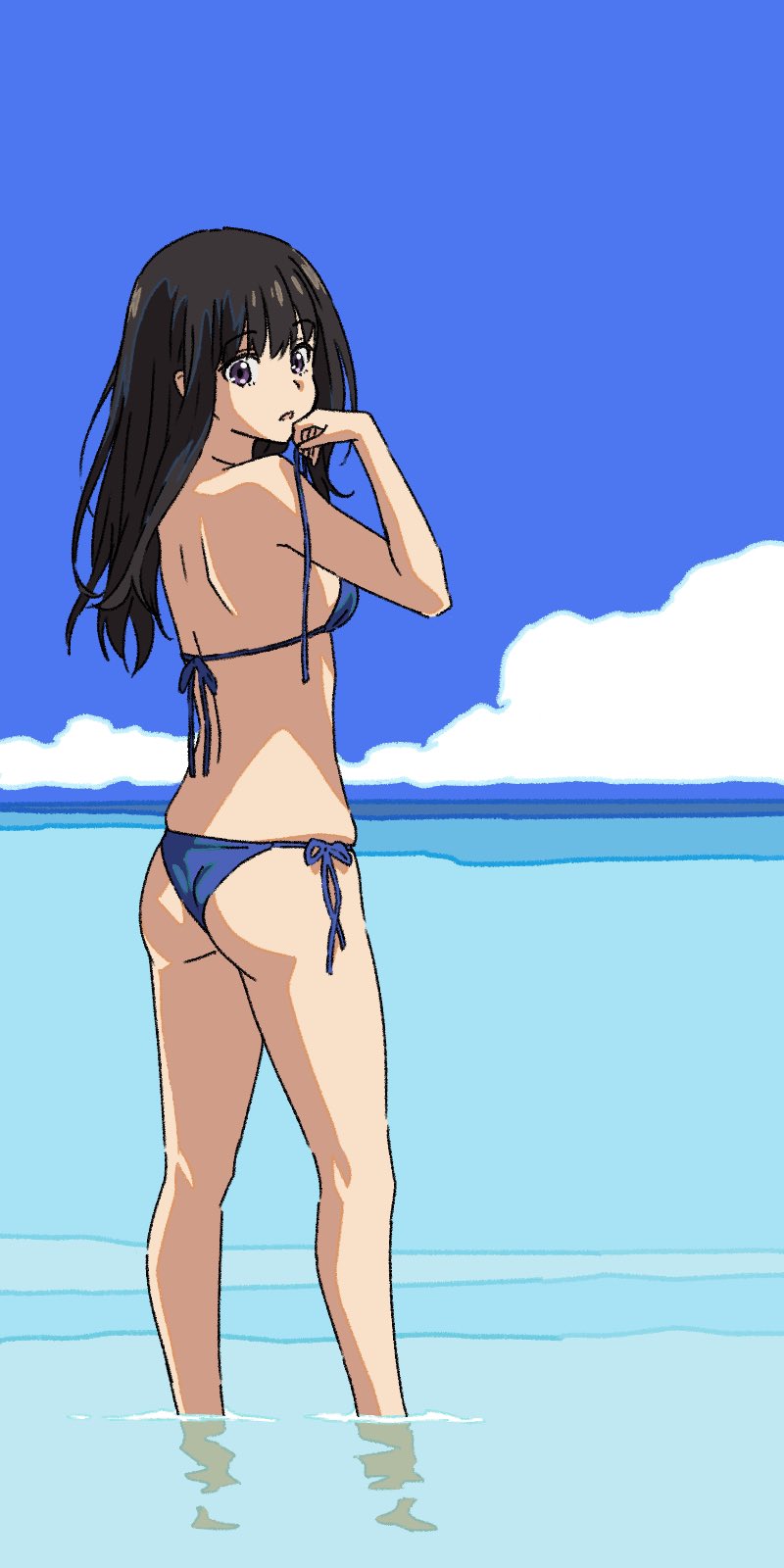 inoue takina (lycoris recoil) drawn by tokuoka_kouhei