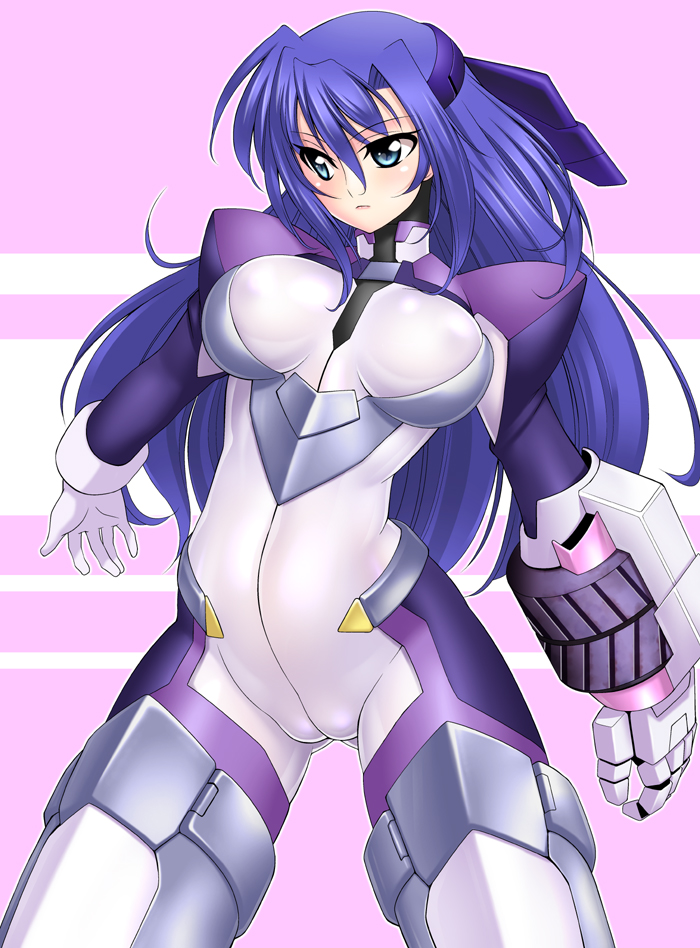 ginga nakajima and revolver knuckle (lyrical nanoha and 1 more) drawn by sakura_ryuuken