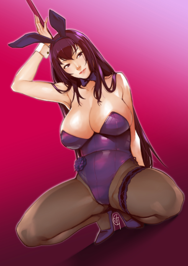 scathach (fate and 1 more) drawn by ganto