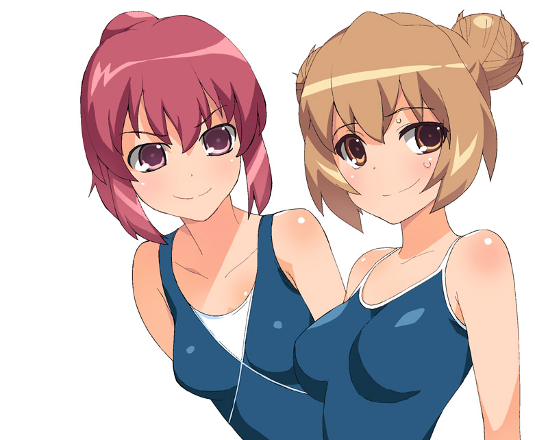 aisaka taiga and kushieda minori (toradora!) drawn by a1_(initial-g)