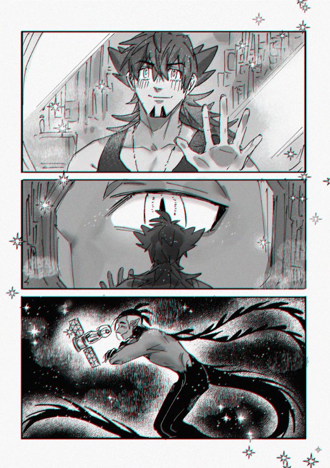 leon and raihan (pokemon and 1 more) drawn by chiyo_(miichiyochin)