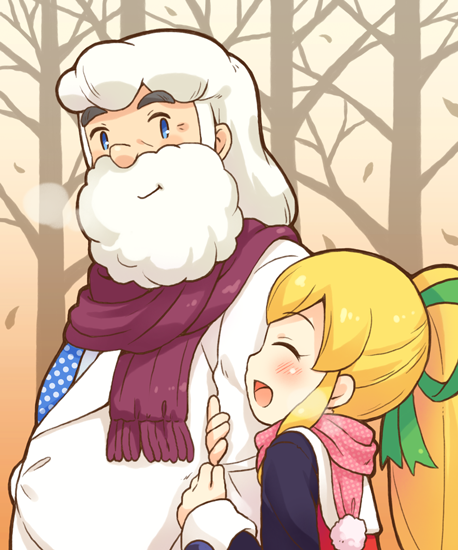roll and dr. light (mega man) drawn by mizuno_mumomo