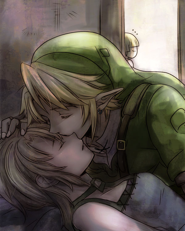 link, ilia, and colin (the legend of zelda and 1 more) drawn by suzuno_(kazahanasu)