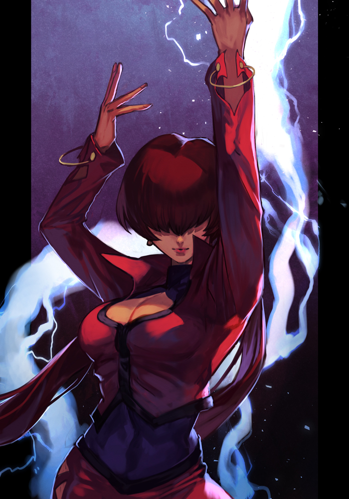 shermie and orochi shermie (the king of fighters) drawn by hungry_clicker