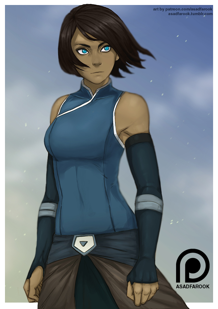 korra (avatar legends and 1 more) drawn by asad_farook
