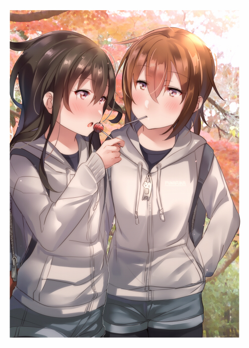 hatsushimo, wakaba, and shiranui (kantai collection and 1 more) drawn by juurouta