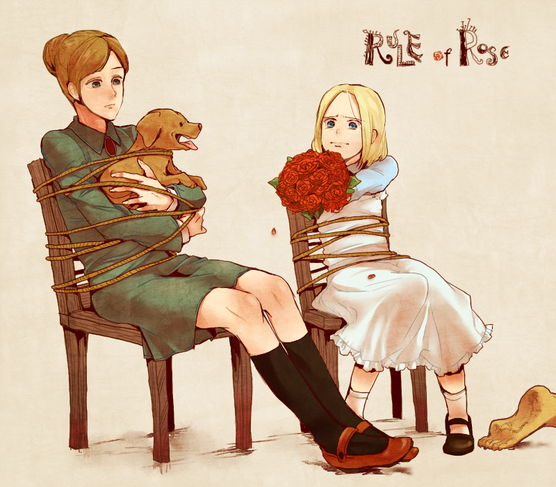 wendy, jennifer, and brown (rule of rose) drawn by t_k_g