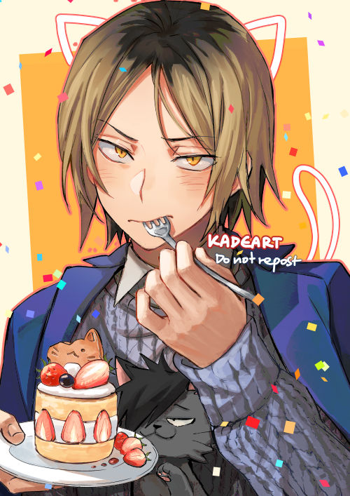 kuroo tetsurou and kozume kenma (haikyuu!!) drawn by kadeart